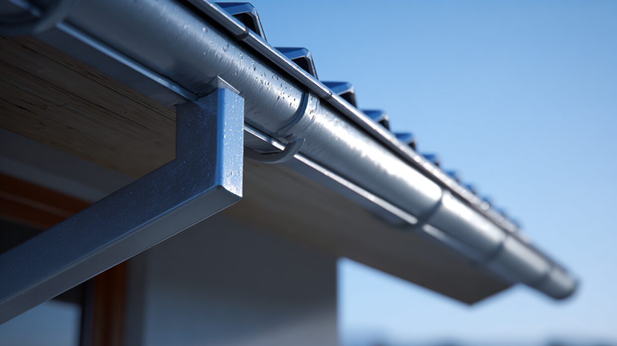 Half-Round Gutter in Mansfield