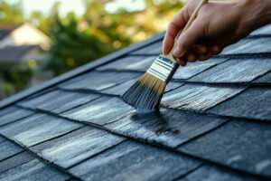 painting asphalt shingles