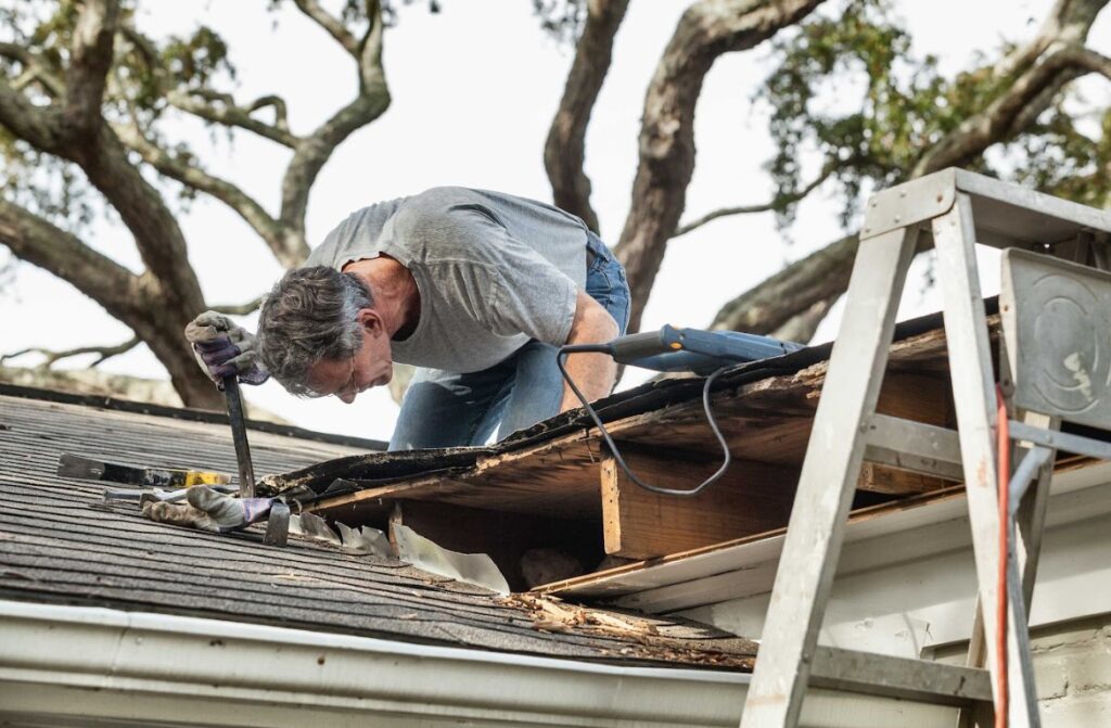 preparing for weather damage on roof