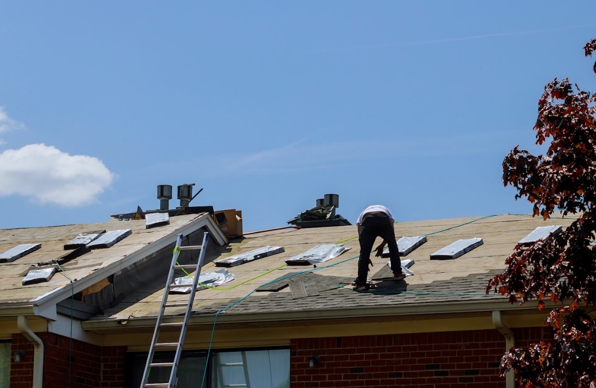 weather damage roof repair in Southside, TN