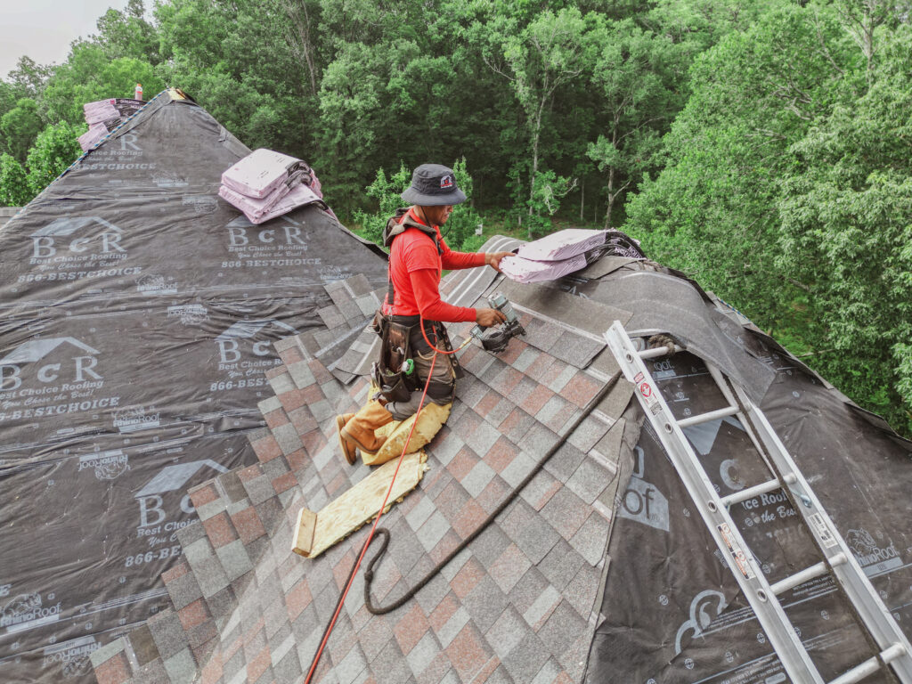 Roof repaired by Best Choice Roofing of East Detroit