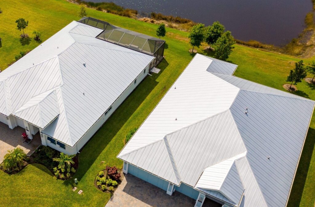 A roofing professional from Best Choice Roofing repairing a residential roof in Hazel Park City, MI.