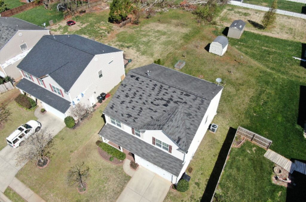 A Best Choice Roofing team member installing a roof in Rochester Hills, MI, showcasing the benefits of choosing experienced local professionals.