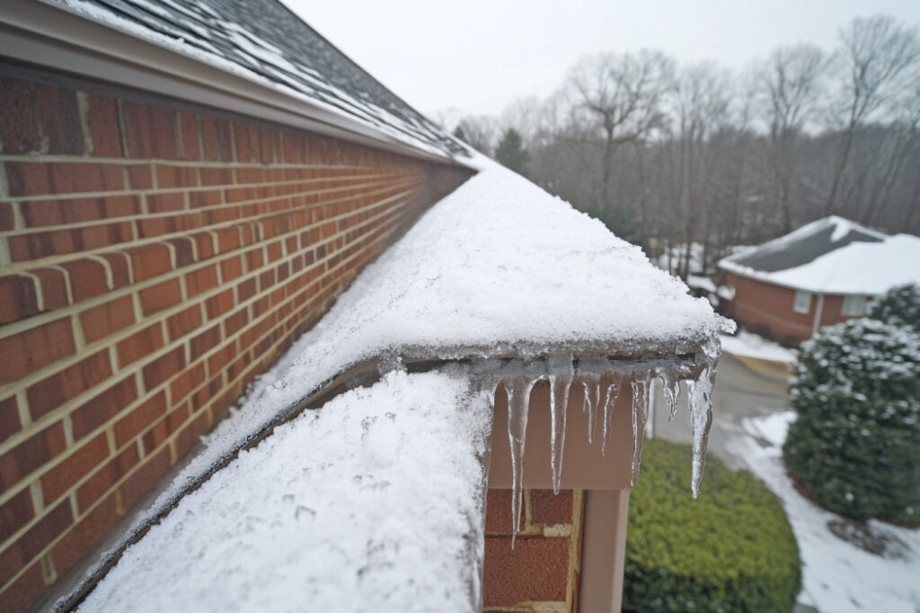 common issues for roofs in winter, Norcross