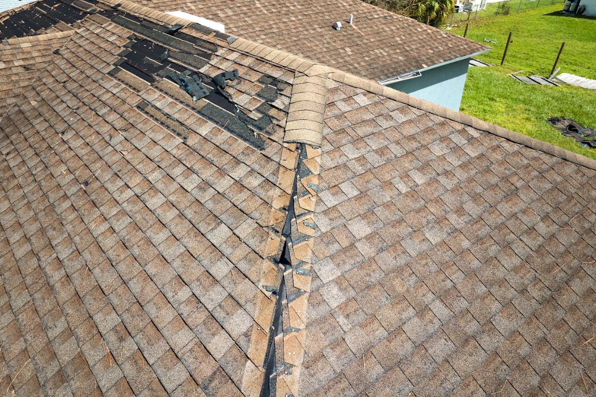 signs of a leaking roof in Fayetteville