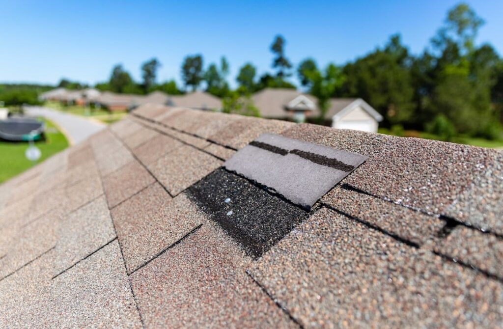 top signs of wind lift damage on shingle roofs in Gainseville, FL