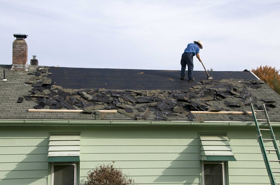roof replacement leftover shingles, Greenville, NC