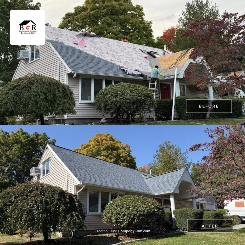 Top-rated roof replacement in Greenwich, CT by Best Choice Roofing