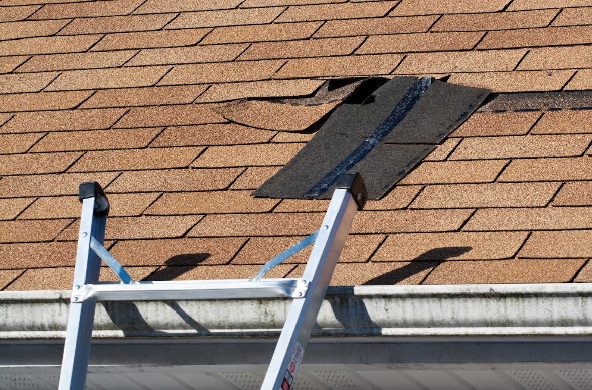 weather damage roof repair in Hartselle