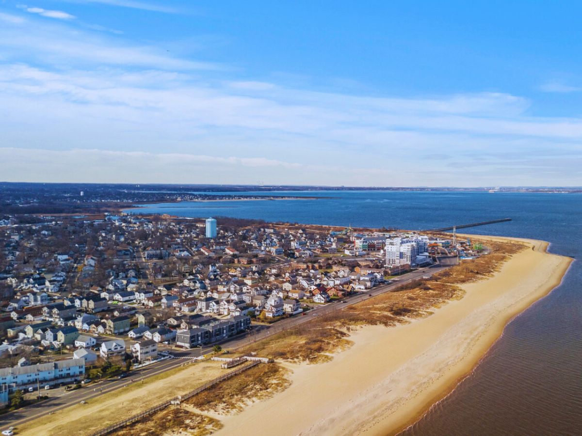 Aerial of Keansburg, Keansburg, NJ