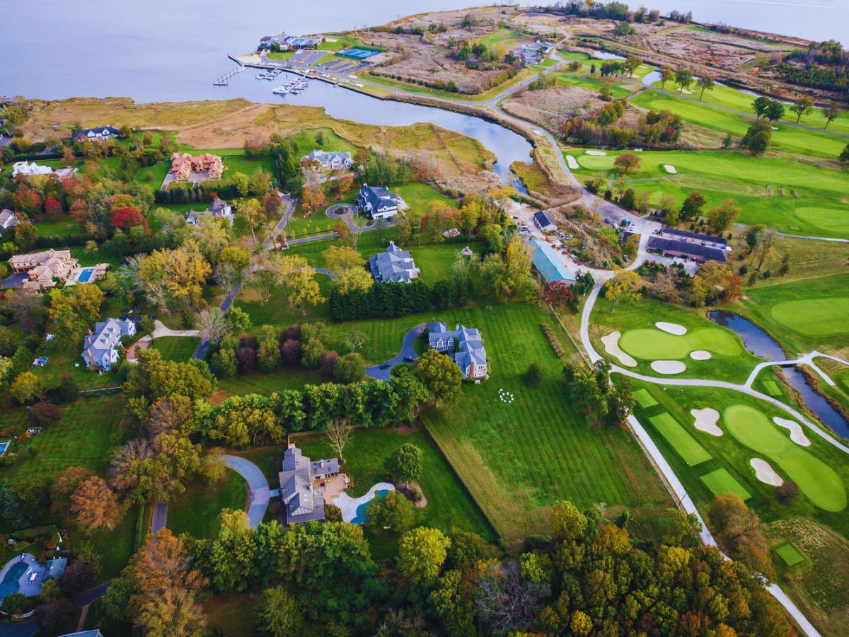 Aerial of Rumson, Rumson, NJ