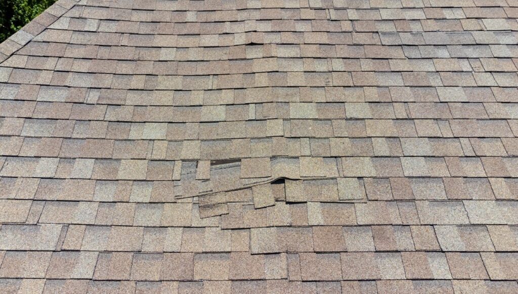hail damage on roof