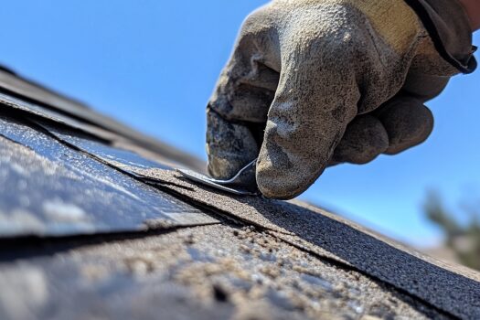 storm damage roof repair in Apex, NC