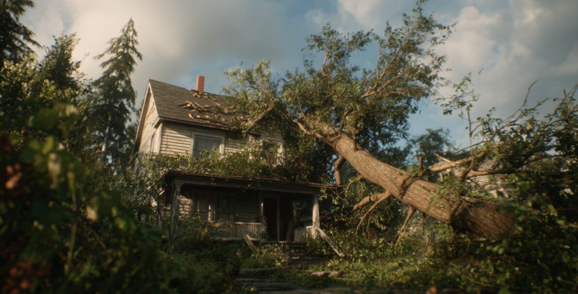how falling trees impact your roof in Raleigh