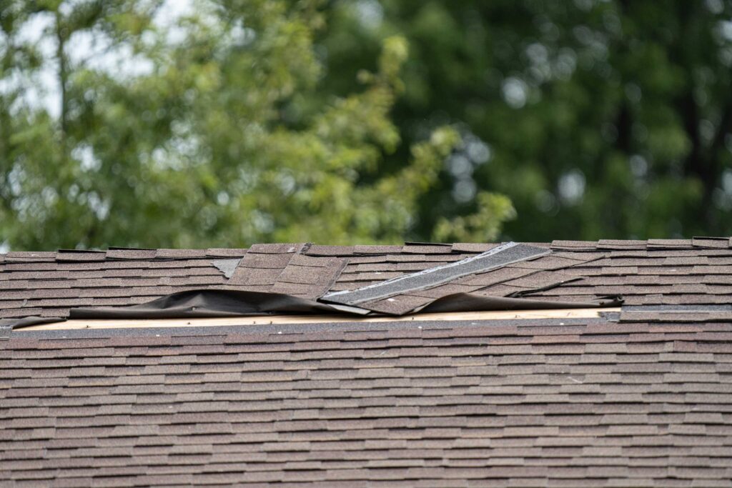 Curling or Buckling Asphalt Shingles