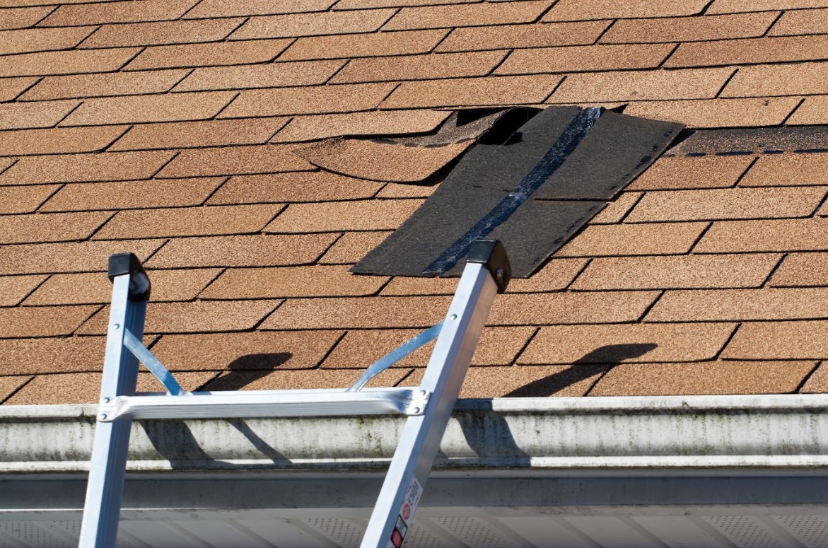 storm damaged roofs in Bluffton, SC