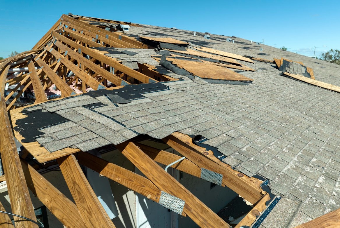 weather damage on roofs in Georgetown, GA