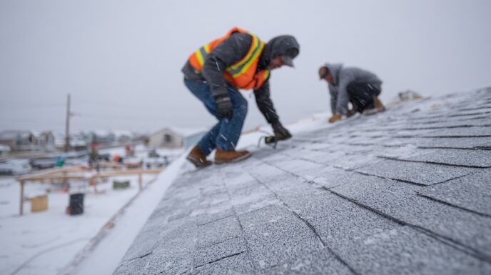 Winter Roof Replacement Expert in Delaware
