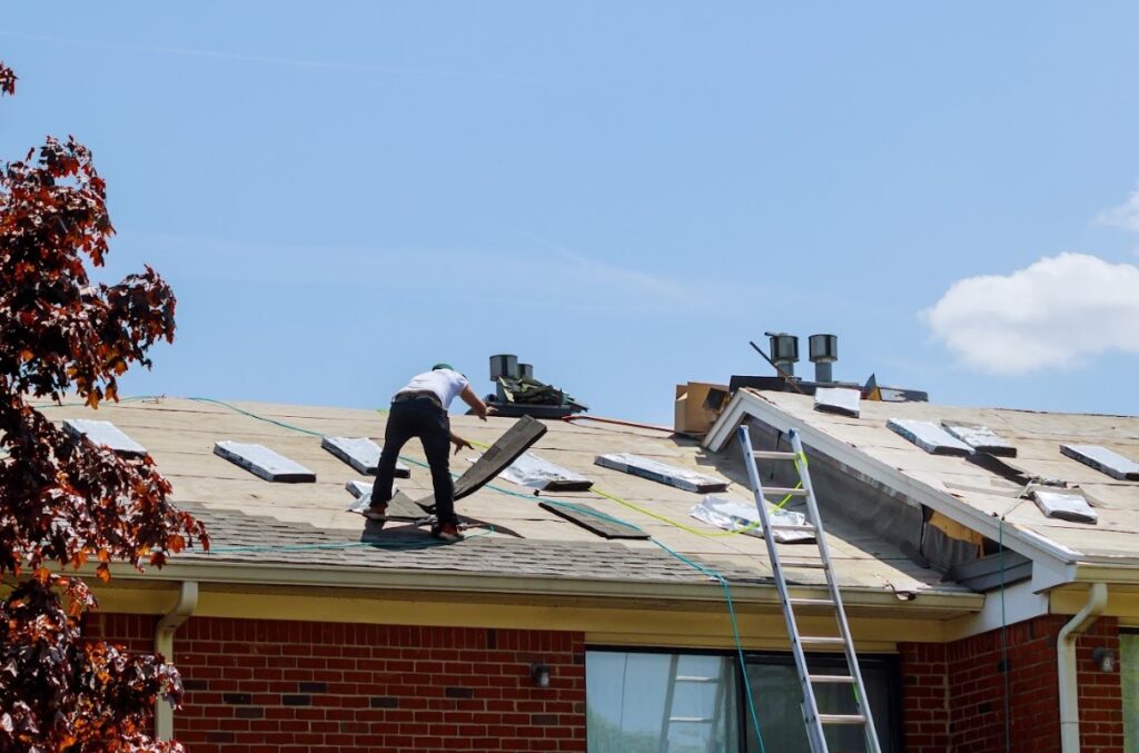 roof replacement preparation, preparing for a roof replacement in Winson-Salem